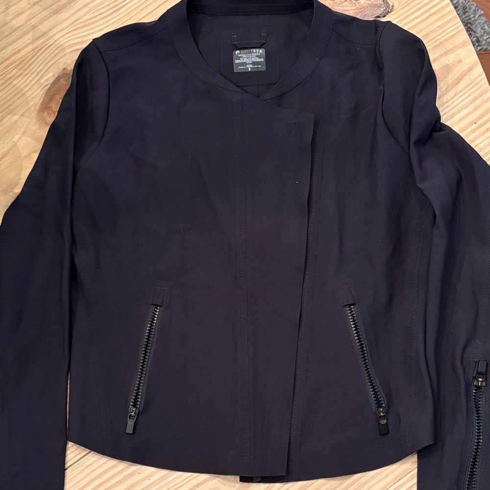 Athleta Double Zip Moto Jacket Size S